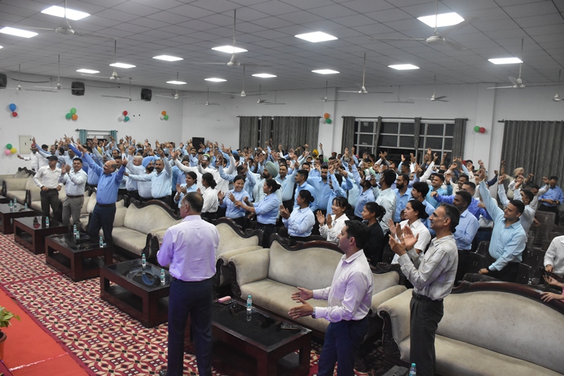 21 A lively moment as officers and men dance together inspired by the IGPs performance